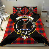 Fraser (of Lovat) Tartan Crest Bedding Set - Luxury Style