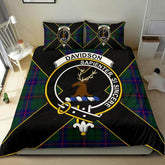Davidson Tartan Crest Bedding Set - Luxury Style
