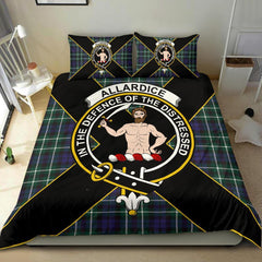 Allardice Tartan Crest Bedding Set - Luxury Style