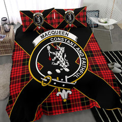 MacQueen Tartan Crest Bedding Set - Luxury Style