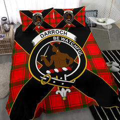 Darroch (Gourock) Tartan Crest Bedding Set - Luxury Style