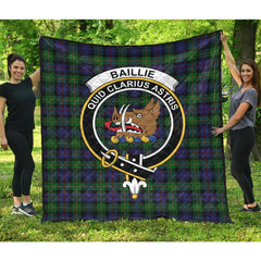 Baillie William Wilson Tartan Crest Quilt