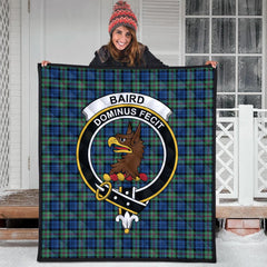 Baird Ancient Tartan Crest Quilt