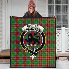 Baxter Modern Tartan Crest Quilt