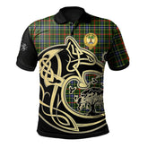 Bisset Tartan Polo Shirt Viking Wolf