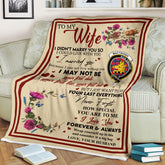 Scots Print Blanket - MacTavish Tartan Crest Blanket To My Wife Style, Gift From Scottish Husband