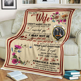 Scots Print Blanket - Renton Tartan Crest Blanket To My Wife Style, Gift From Scottish Husband