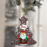 Borthwick Ancient Tartan Christmas Ceramic Ornament - Santa Style