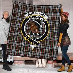 Borthwick Dress Tartan Crest Quilt