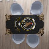 Boswell Crest Tablecloth - Black Style