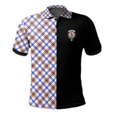 Boswell Modern Tartan Polo Shirt Half of Me - Cross Style