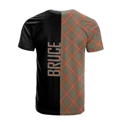 Bruce Ancient Tartan T-Shirt Half of Me - Cross Style