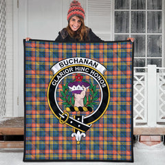 Buchanan Ancient Tartan Crest Quilt