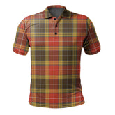 Buchanan Old Set Weathered Tartan Polo Shirt