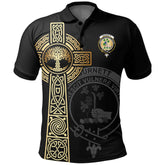 Burnett Clan Unisex Polo Shirt - Celtic Tree Of Life