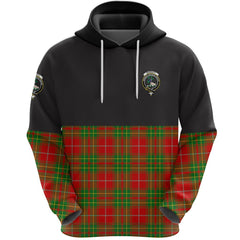 Burnett Ancient Clan Half Of Tartan Hoodie