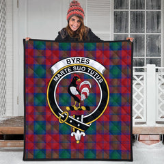 Byres (Byses) Tartan Crest Quilt