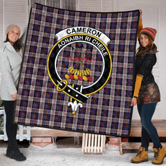 Cameron of Erracht Dress Tartan Crest Quilt