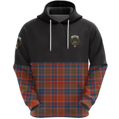 Cameron of Lochiel Ancient Clan Half Of Tartan Hoodie
