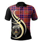 Cameron of Lochiel Modern Tartan Polo Shirt - Believe In Me Style