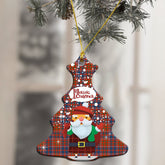 Cameron of Lochiel Ancient Tartan Christmas Ceramic Ornament - Santa Style