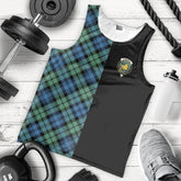 Campbell Ancient 01 Tartan Crest Men's Tank Top - Cross Style