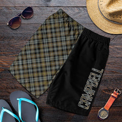 Campbell Argyll Weathered Tartan Crest Men's Short - Cross Style
