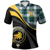 Campbell Dress 01 Tartan Polo Shirt - Royal Coat Of Arms Style