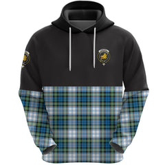 Campbell Dress Ancient Clan Half Of Tartan Hoodie