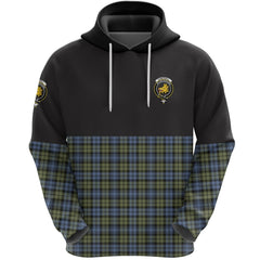 Campbell Faded Clan Half Of Tartan Hoodie