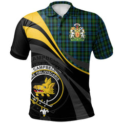 Campbell of Argyll 02 Tartan Polo Shirt - Royal Coat Of Arms Style