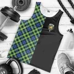 Campbell of Breadalbane Ancient Tartan Crest Men's Tank Top - Cross Style