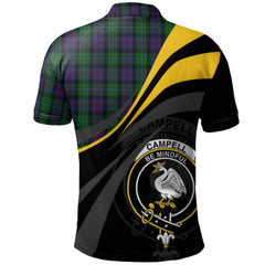 Campbell of Cawdor Tartan Polo Shirt - Royal Coat Of Arms Style