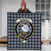 Campbell of Cawdor Dress Tartan Crest Quilt