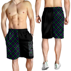 Campbell of Cawdor Modern Tartan Crest Men's Short - Cross Style