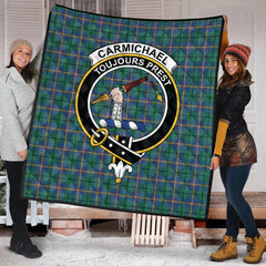 Carmichael Ancient Tartan Crest Quilt