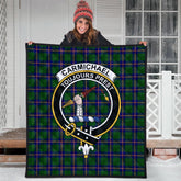 Carmichael Modern Tartan Crest Quilt