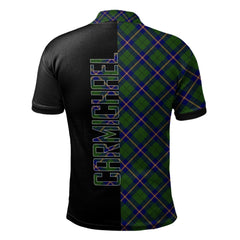 Carmichael Modern Tartan Polo Shirt Half of Me - Cross Style