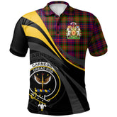Carnegie Modern Tartan Polo Shirt - Royal Coat Of Arms Style