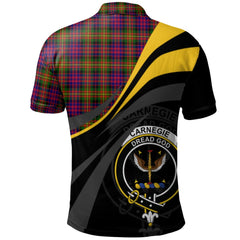 Carnegie Modern Tartan Polo Shirt - Royal Coat Of Arms Style