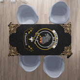 Chalmers Crest Tablecloth - Black Style