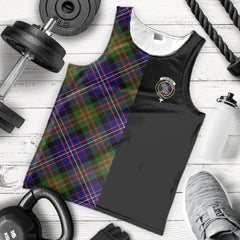 Chalmers Modern Tartan Crest Men's Tank Top - Cross Style