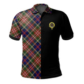 Christie Tartan Polo Shirt Half of Me - Cross Style