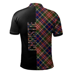 Christie Tartan Polo Shirt Half of Me - Cross Style