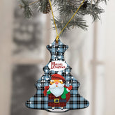 Clark Ancient Tartan Christmas Ceramic Ornament - Santa Style