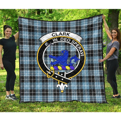 Clark (Lion) Ancient Tartan Crest Quilt
