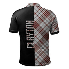 Clayton Tartan Polo Shirt Half of Me - Cross Style
