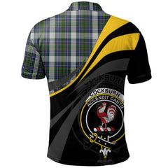 Cockburn of Ormiston Dress Tartan Polo Shirt - Royal Coat Of Arms Style
