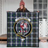 Cockburn of Ormiston Dress Tartan Crest Quilt