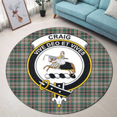 Craig Ancient Tartan Crest Round Rug